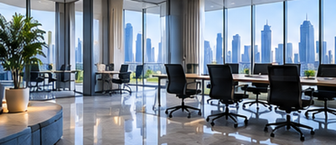 Modern commercial workspace